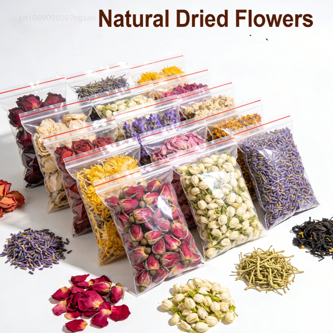 Soap Making Kit Organic - 30 Sacchetti di Fiori Secchi Naturali