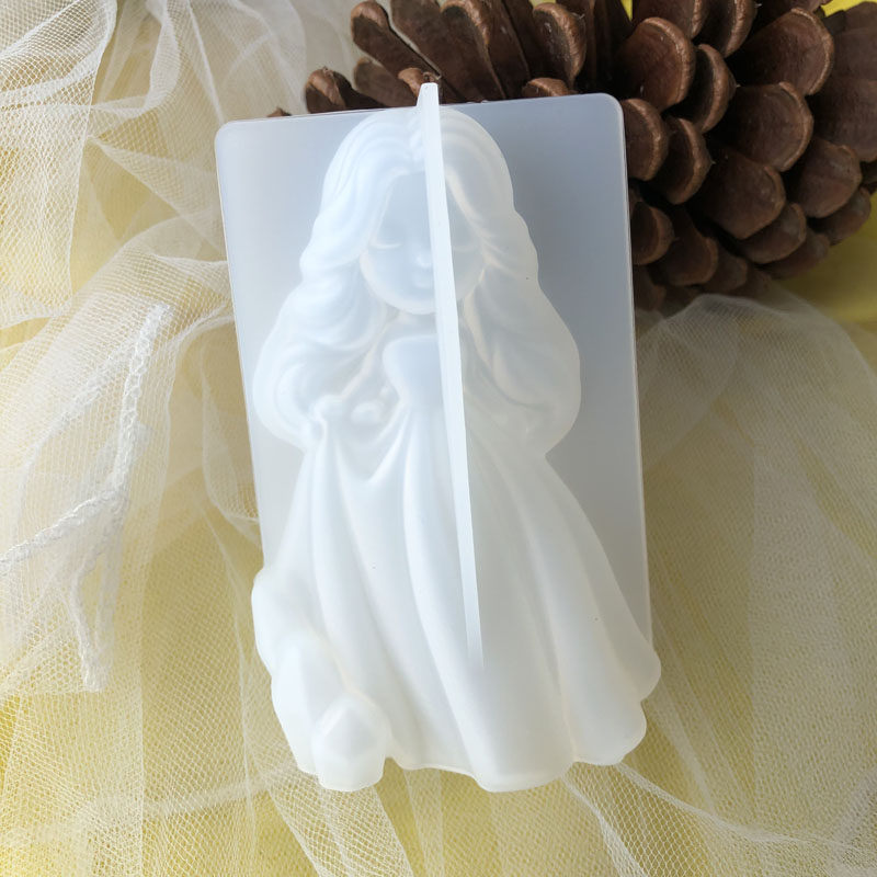 Soap Making For Beginners - 3D carino principessa candela in silicone