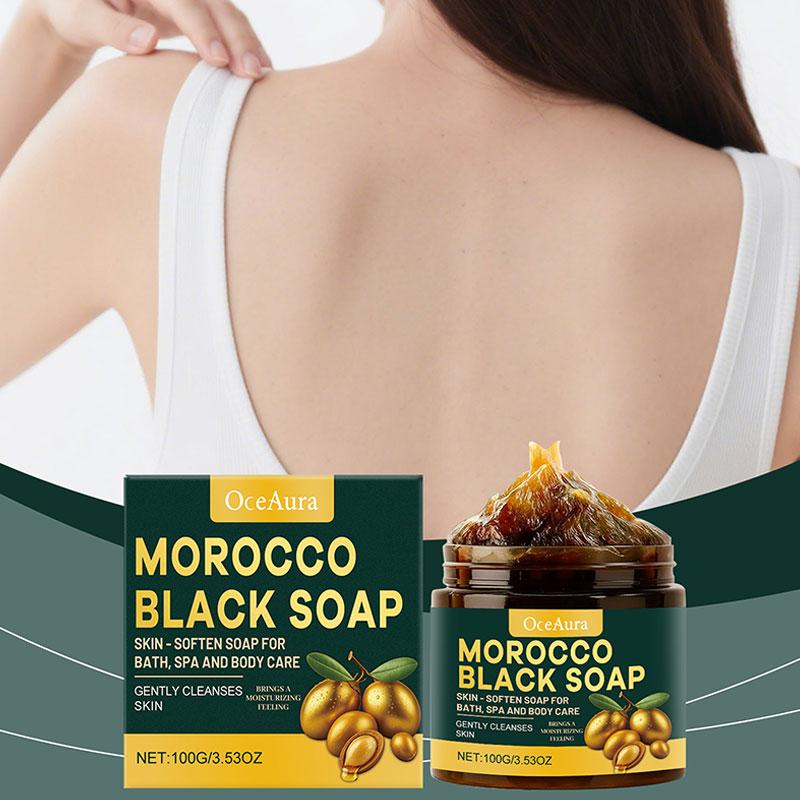 Castor Oil Soap - Sapone Nero Marocchino per Pulizia Profonda,