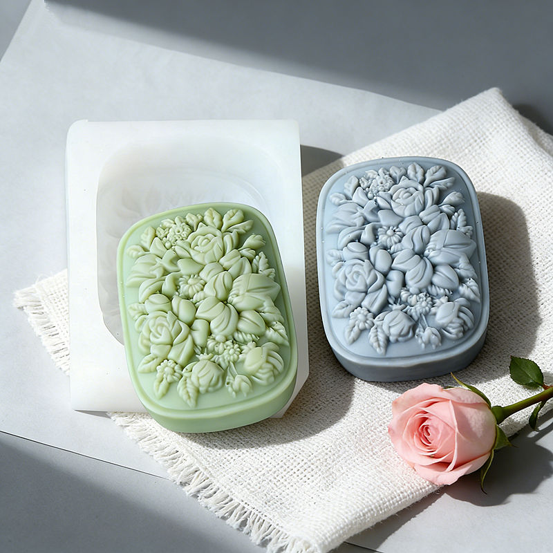 Soap Making For Beginners - Stampo in Silicone Quadrato per Sapone