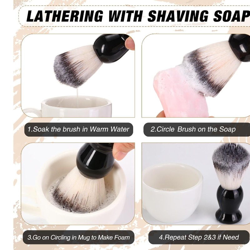 1 Pezzo Pennello da Barba, Man - Soap Making Chemical recensione e prezzo