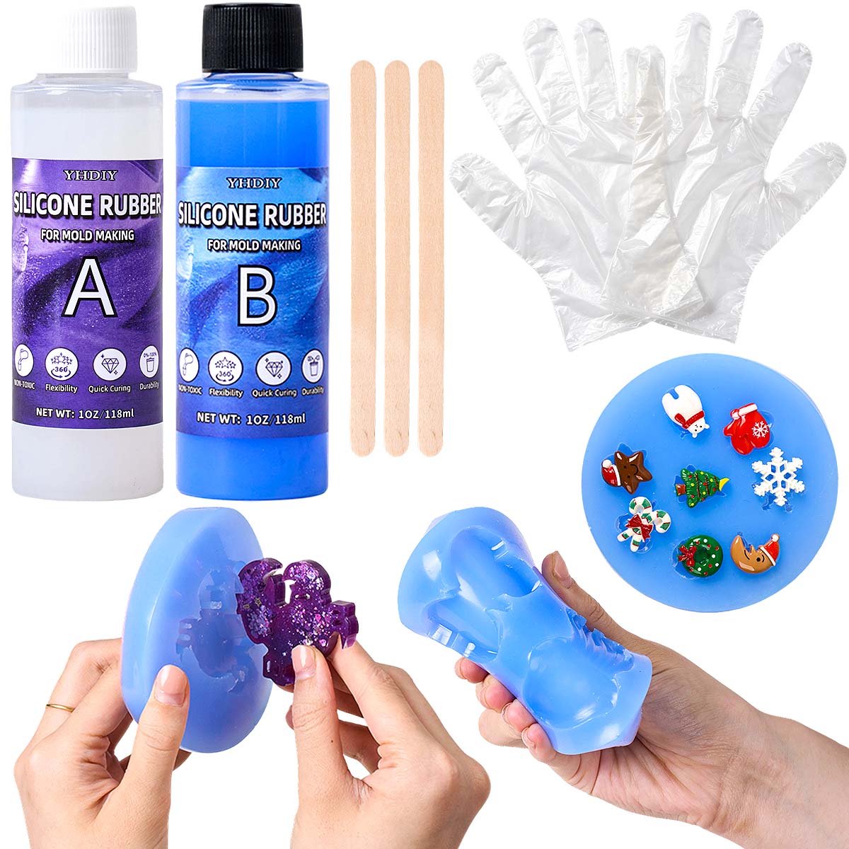 Kit per Stampi in Silicone da  - Soap Making Diy Kit recensione e prezzo