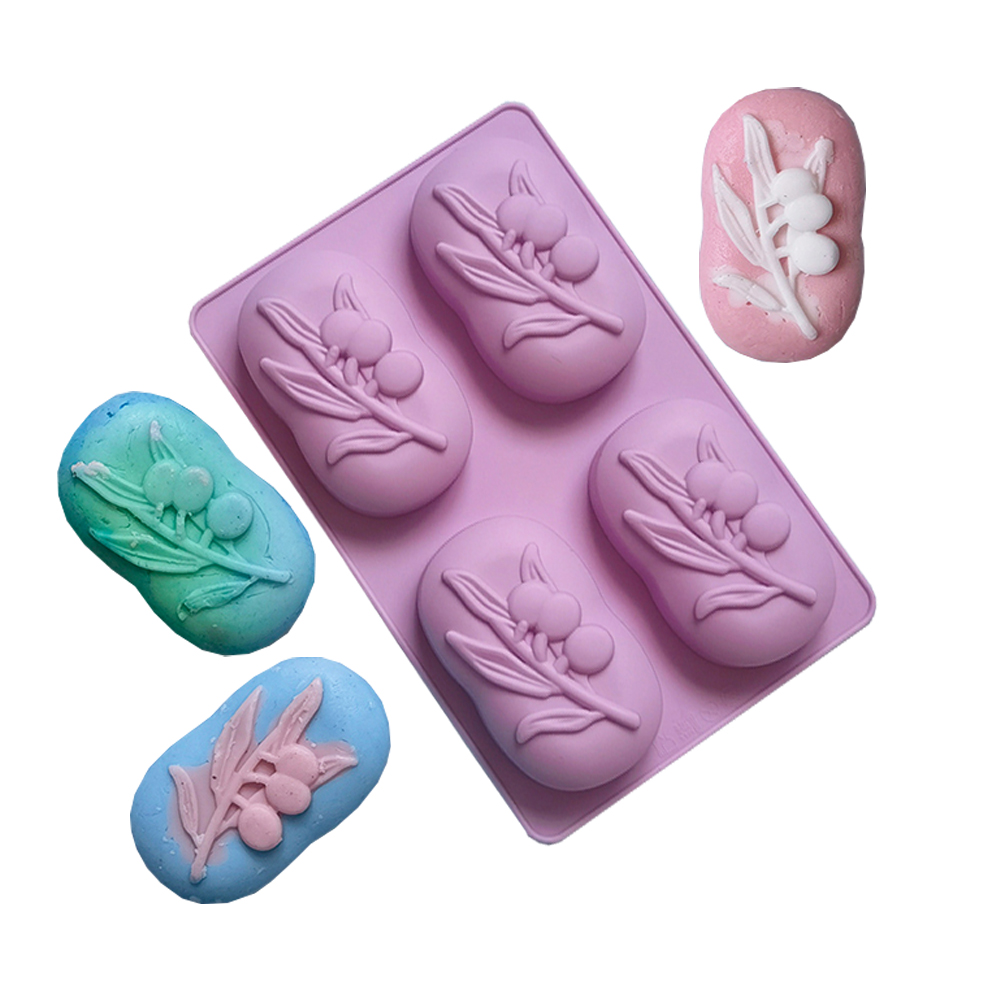 4 cavità ovale albero d'ulivo  - Soap Making Diy Kit recensione e prezzo