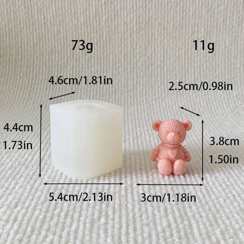 Mini amore orso candela stampo - Soap Making For Beginners recensione e prezzo
